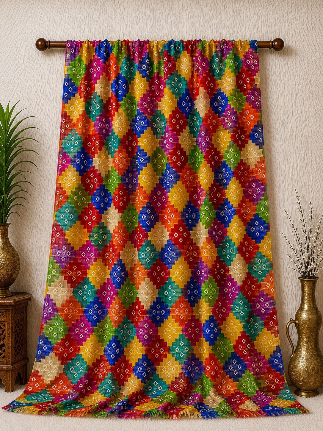 Multi Chiffon Printed Dupatta