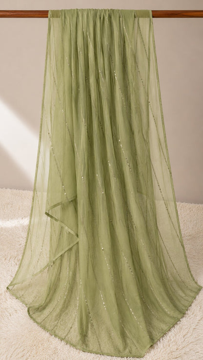 Chiffon Sequence Dupatta