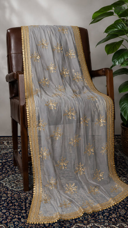 Fancy Rose Embroidery Dupatta