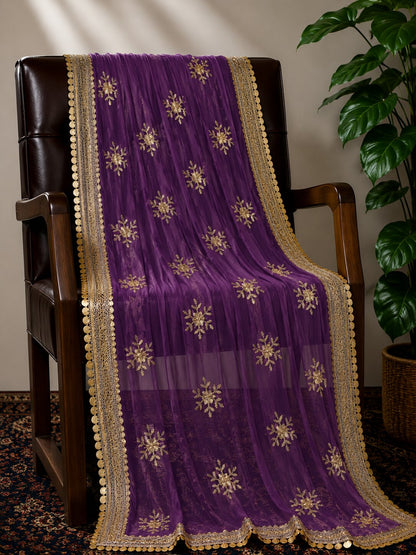 Fancy Rose Embroidery Dupatta