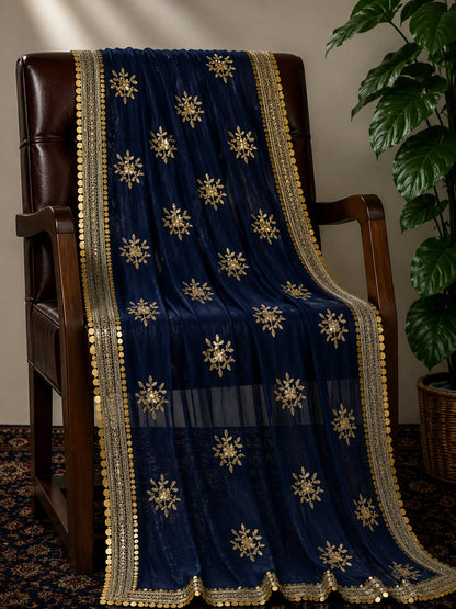 Fancy Rose Embroidery Dupatta