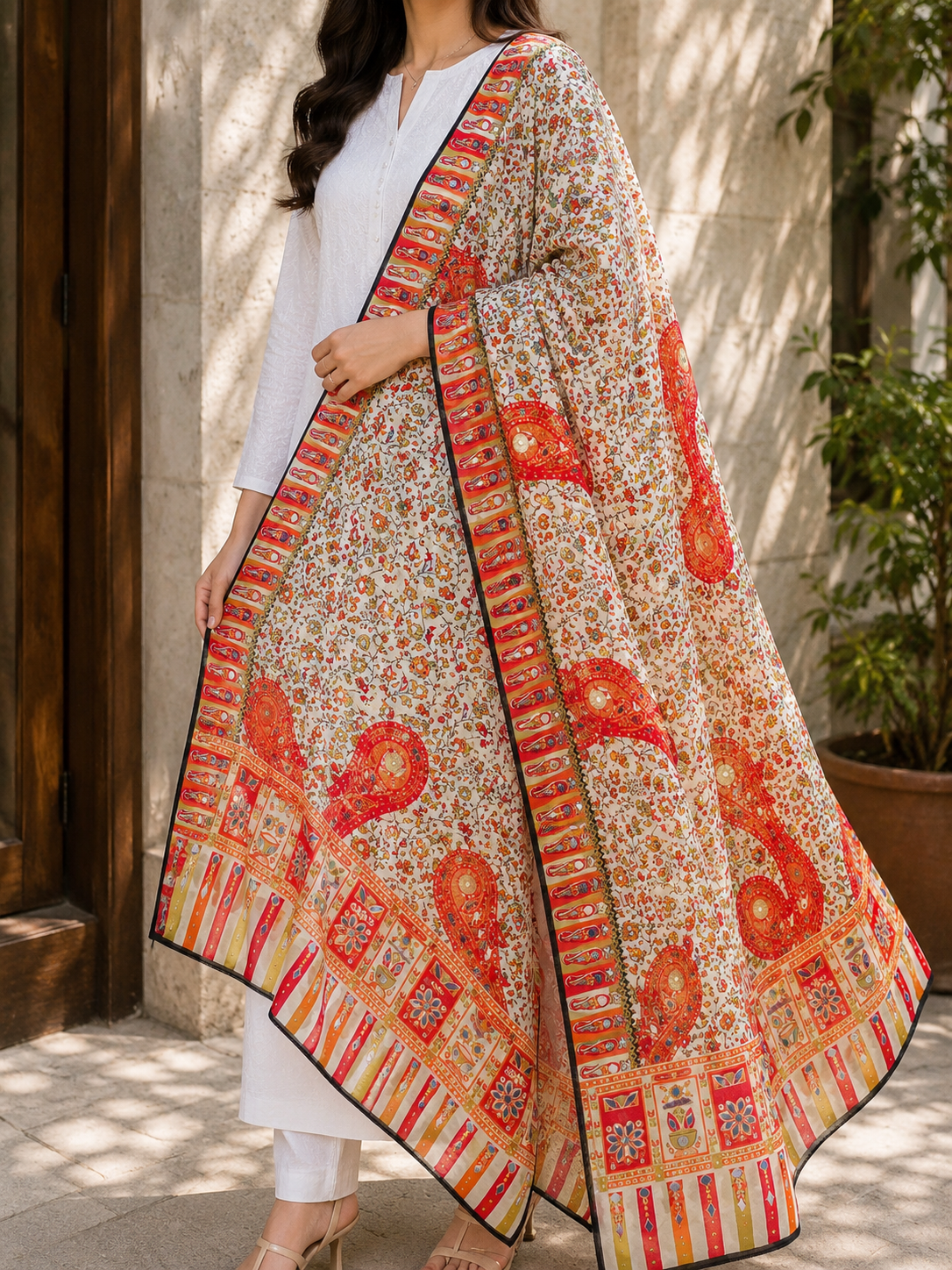 Shemoz Silk Dupatta