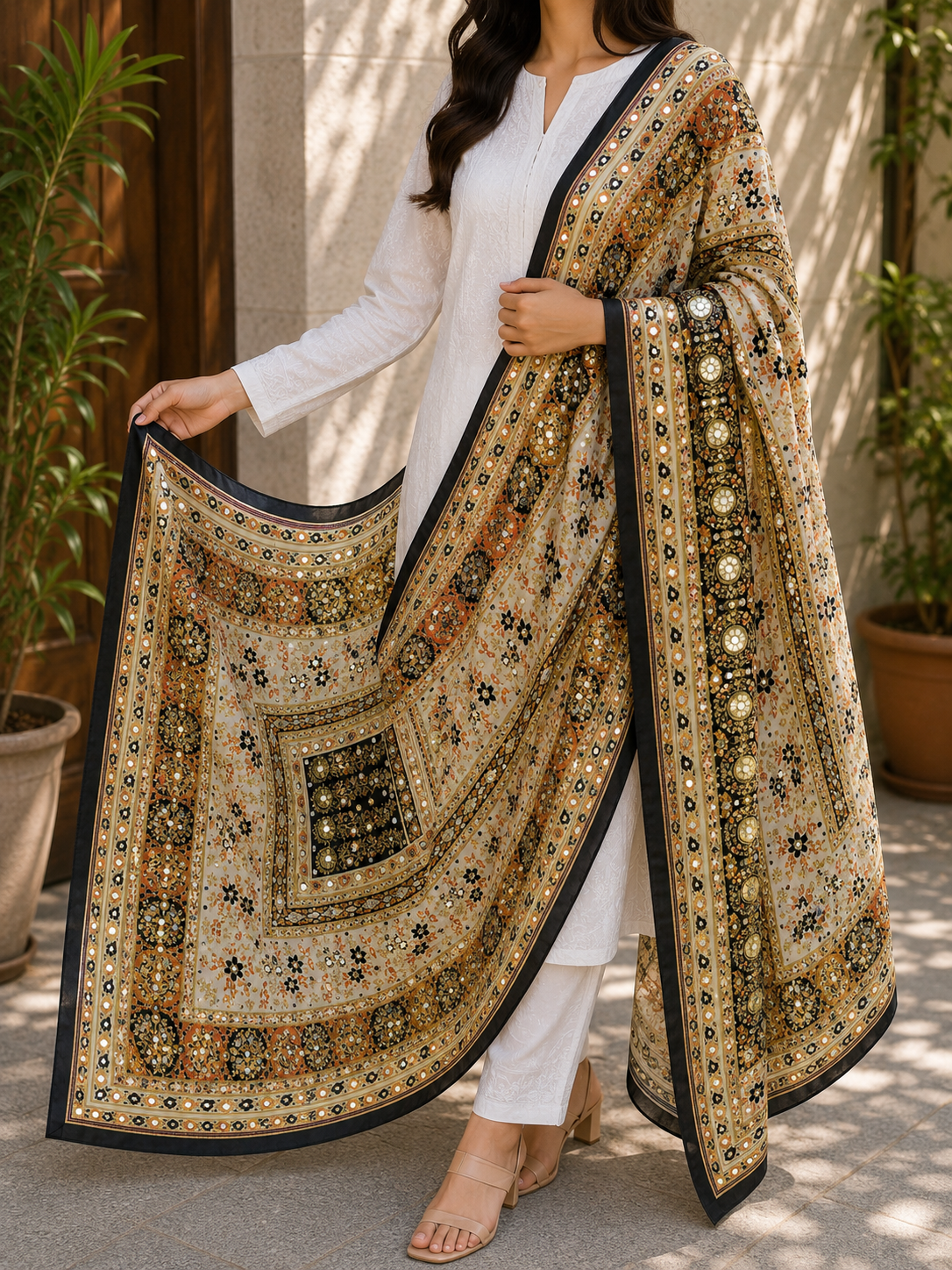 Shemoz Silk dupatta