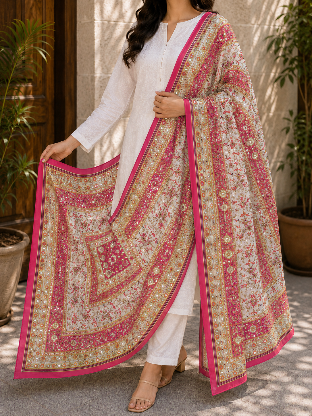 Shemoz Silk dupatta