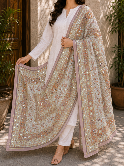 Shemoz Silk dupatta