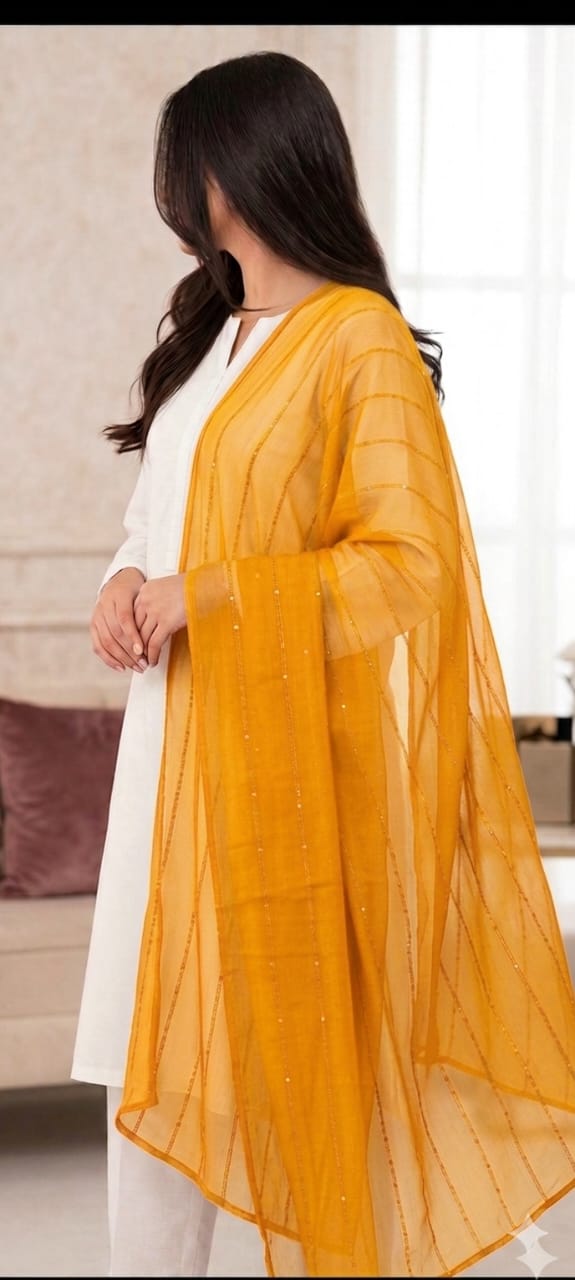 Chiffon Sequence Dupatta