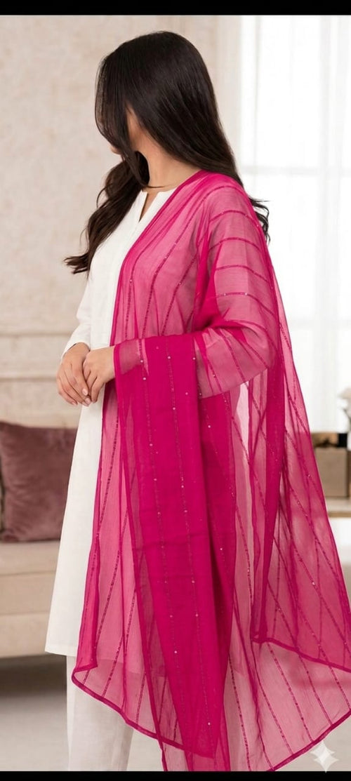 Chiffon Sequence Dupatta