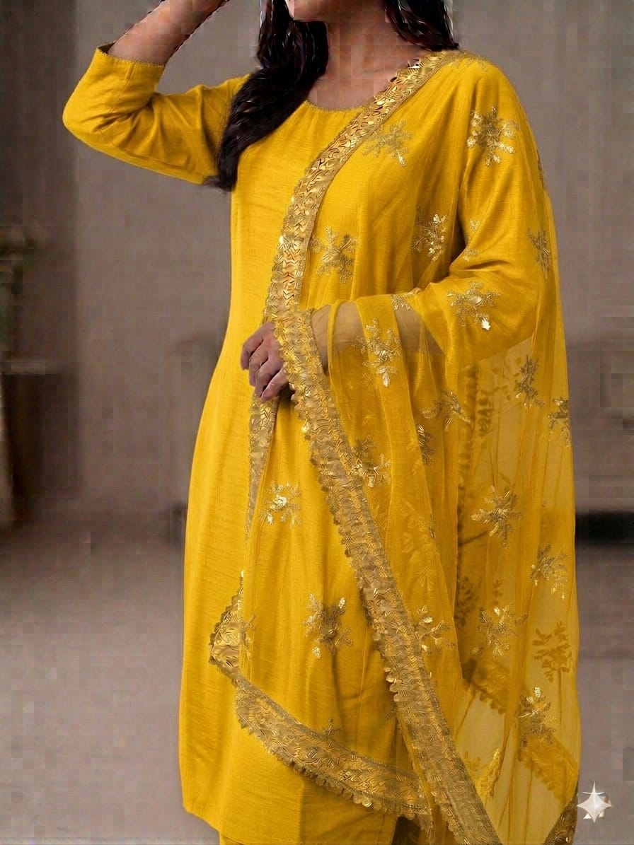 Fancy Rose Embroidery Dupatta