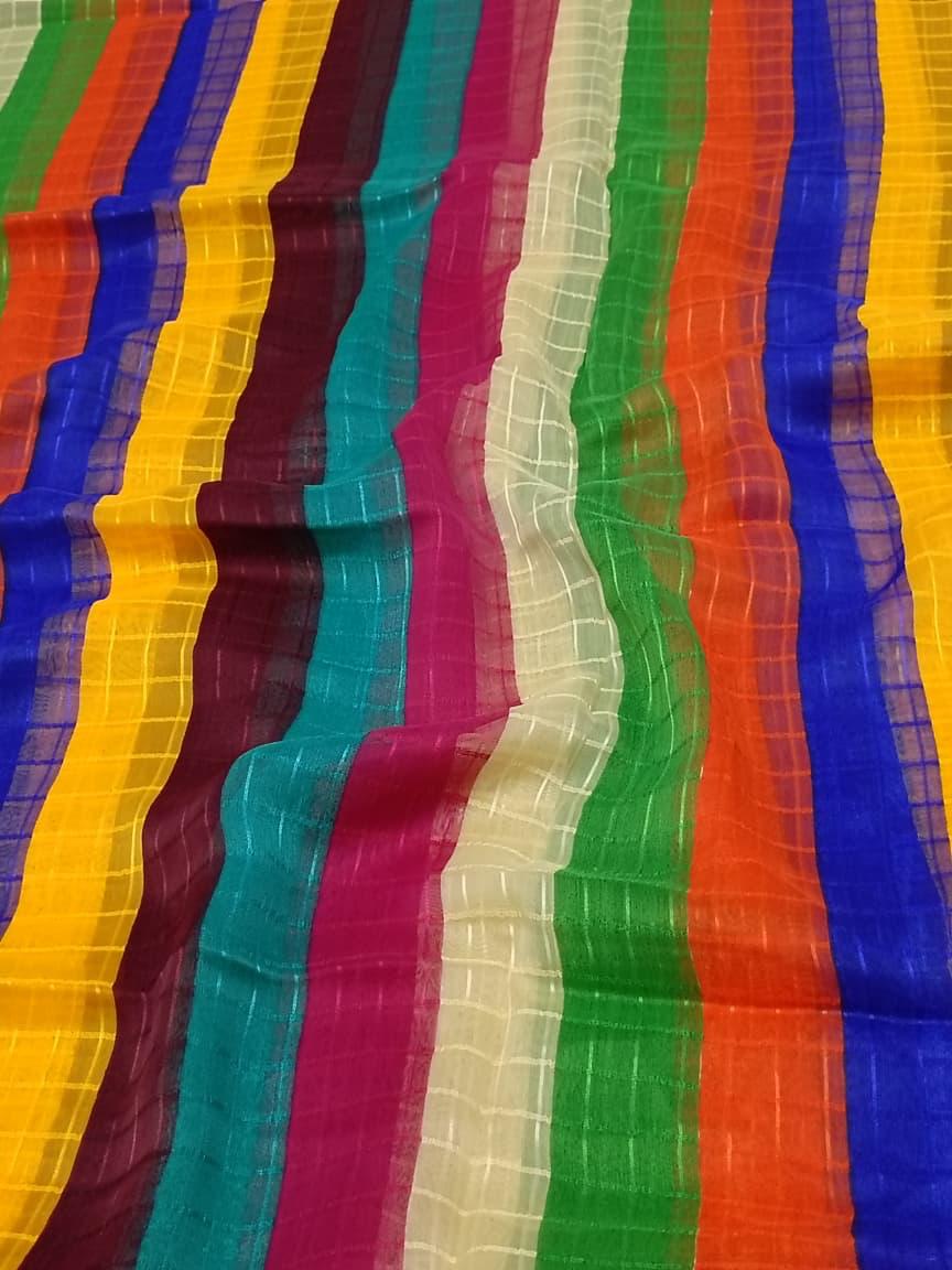 Multi Chiffon Printed Dupatta