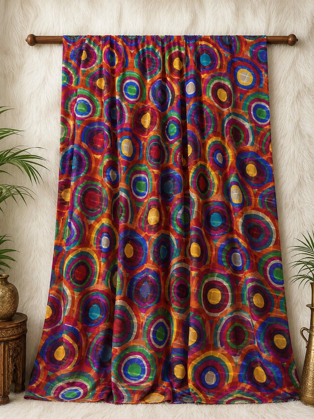 Multi Chiffon Printed Dupatta