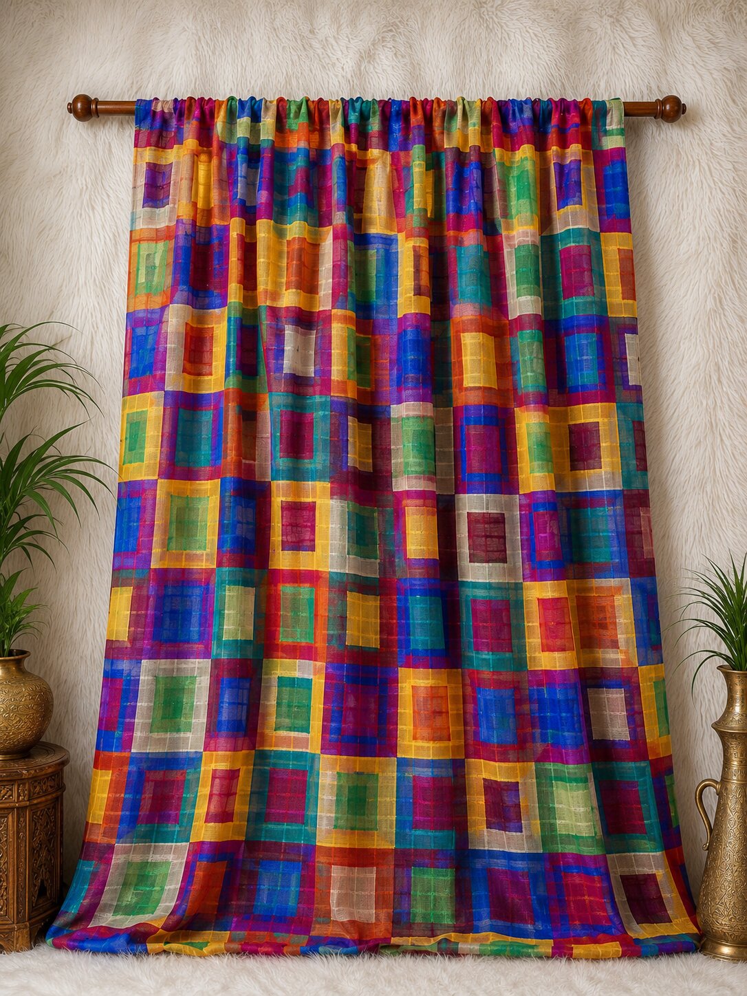 Multi Chiffon Printed Dupatta