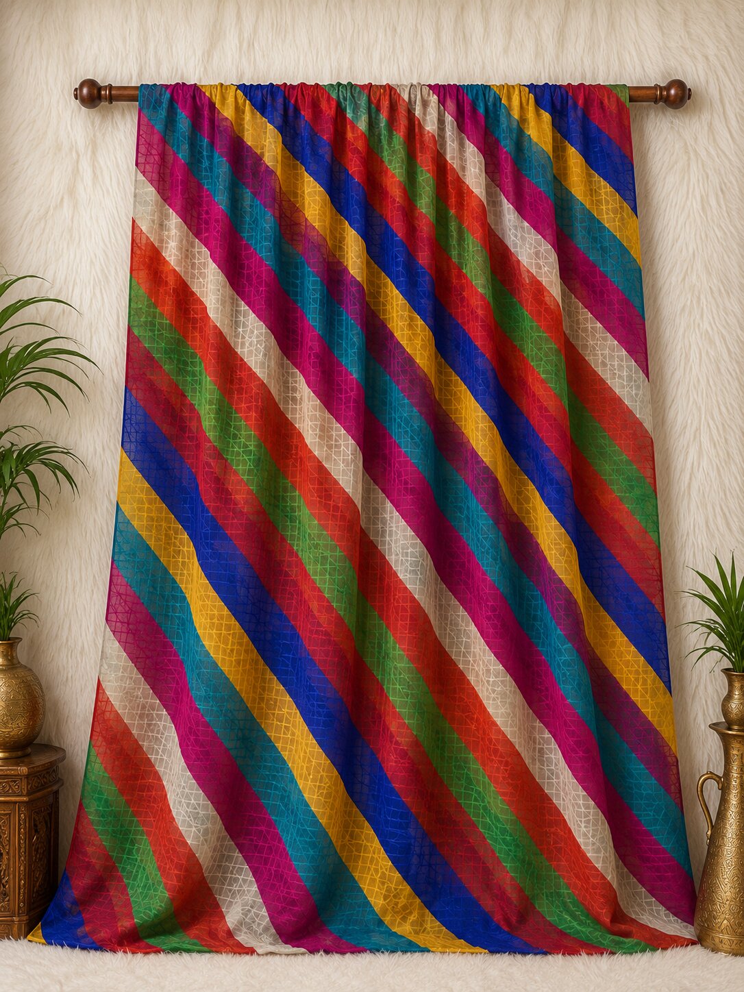 Multi Chiffon Printed Dupatta