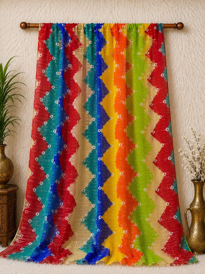 Multi Chiffon Printed Dupatta