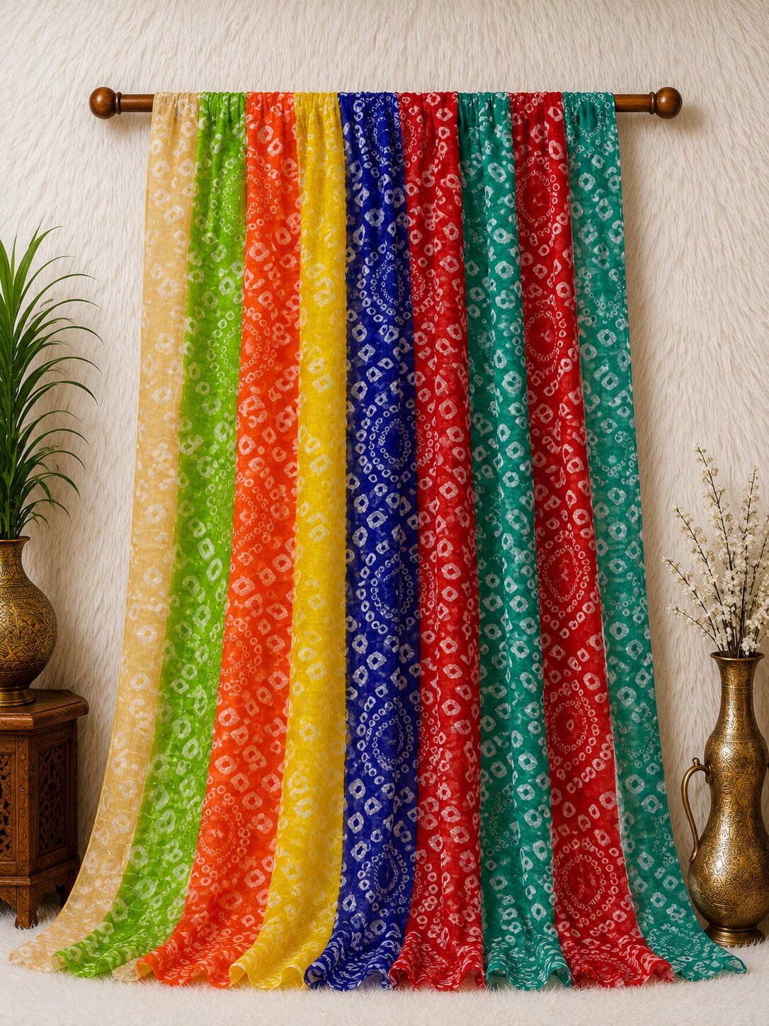 Multi Chiffon Printed Dupatta