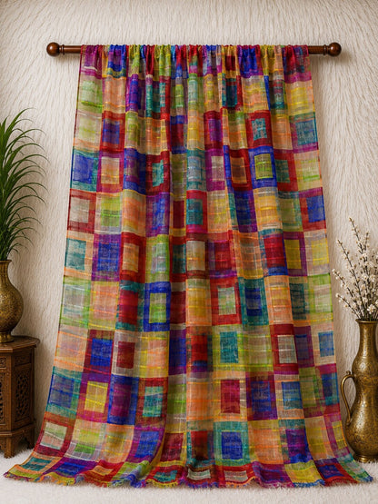 Multi Chiffon Printed Dupatta