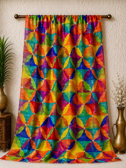 Multi Chiffon Printed Dupatta